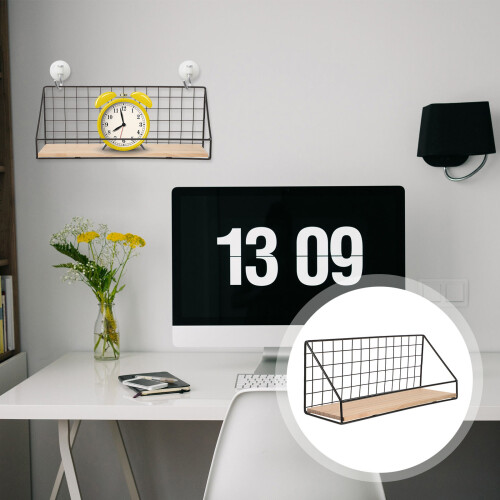 1 wandregal buchorganizer aufbewahrungskorb 1