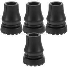 4 gehstock-fußkappen, für stock- und krückenspitzen