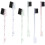 6- . Augenbrauenpinsel, doppelseitig mit für Haarlinien 7