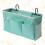 1Pc Blue Bedside Hanging Organizer Storage Container for Home 8