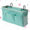 1Pc Blue Bedside Hanging Organizer Storage Container for Home 10