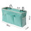 1Pc Blue Bedside Hanging Organizer Storage Container for Home 2