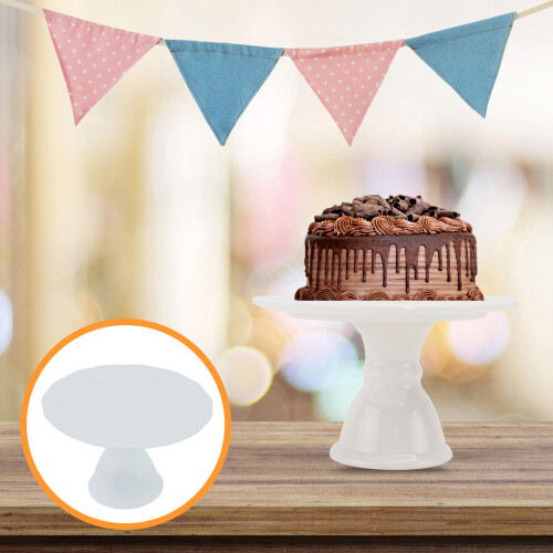 1pc white ceramic cake plate for wedding dessert table 2