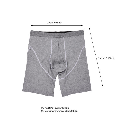 3X Comfortabele Taille -Briefs , Ademend Grijs 1