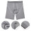 3X Comfortabele Taille -Briefs , Ademend Grijs 7