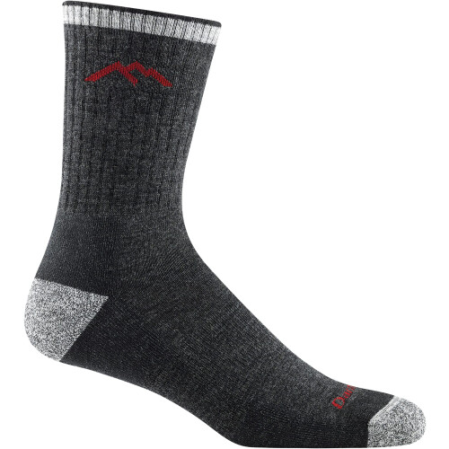 Dernamente resistente Merino Wool Micro Crew Sock Cushion Black grande