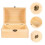 solid wooden arc storage gift treasure box large 4