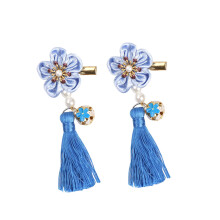 1 pair chinese style tassel hairpins bobby pins for kids (9)