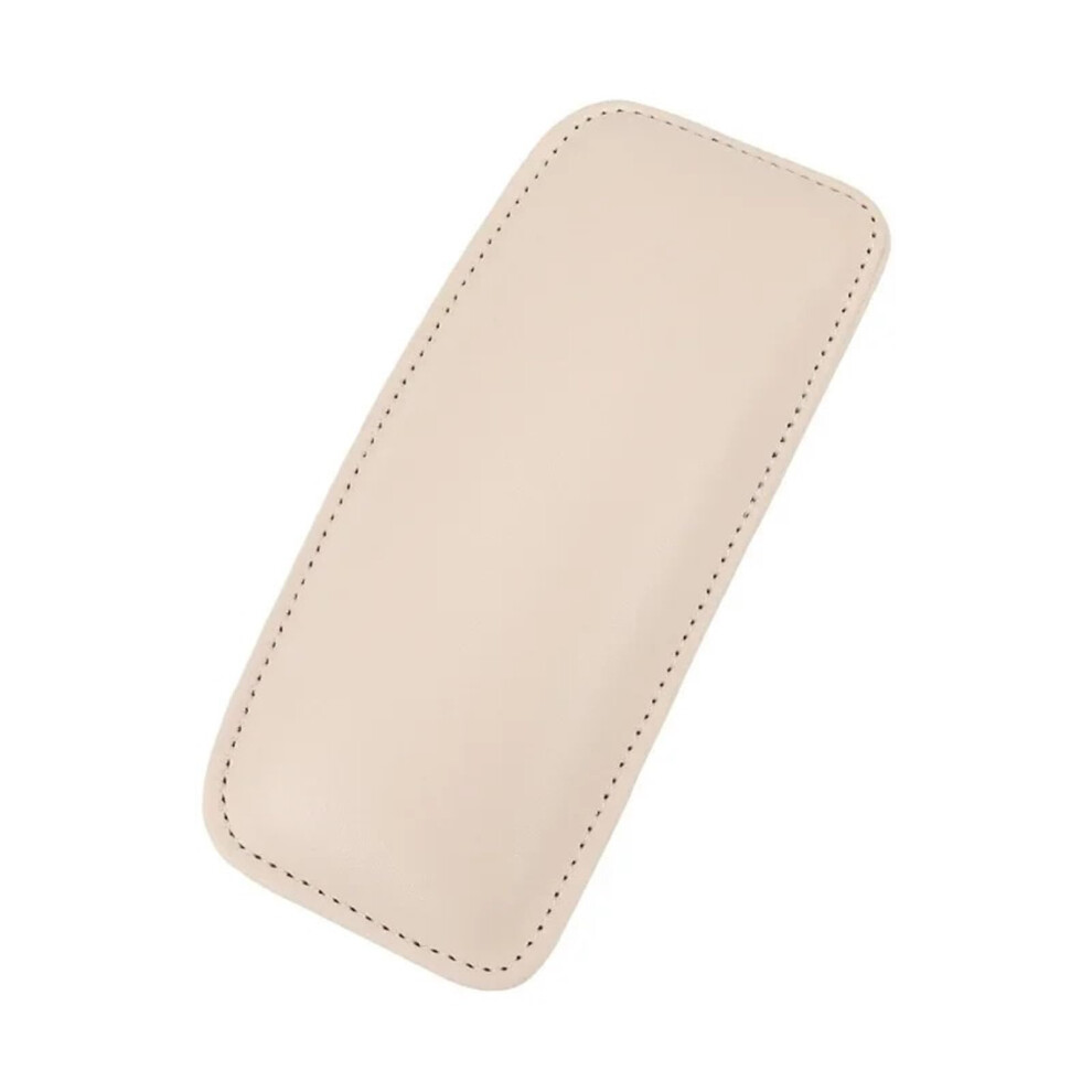 Car Armrest Box Universal Leather Knee Pad, Memory Foam Leg Pad, Car Pillow, Elastic Cushion, Thigh Support Beige 9393856033010