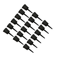 100Pcs Plastic Fertilizer Holders Black Gardening Boxes for Bonsai