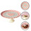 ceramic heart pattern plate for valentine's day desserts and fruit 4