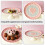ceramic heart pattern plate for valentine's day desserts and fruit 10