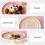 ceramic heart pattern plate for valentine's day desserts and fruit 11
