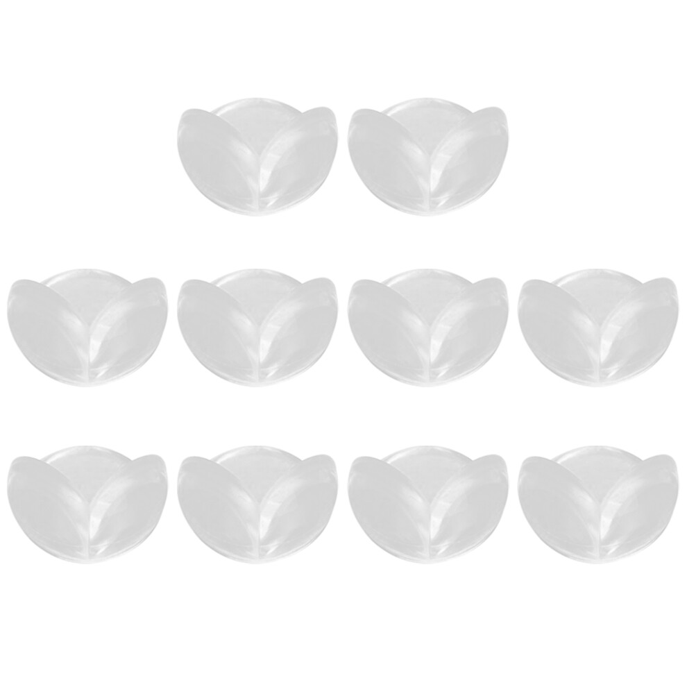 10Pcs Transparent Furniture Corner Protectors Table Covers Totority