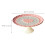 ceramic heart pattern plate for valentine's day desserts and fruit 8