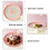 ceramic heart pattern plate for valentine's day desserts and fruit 9