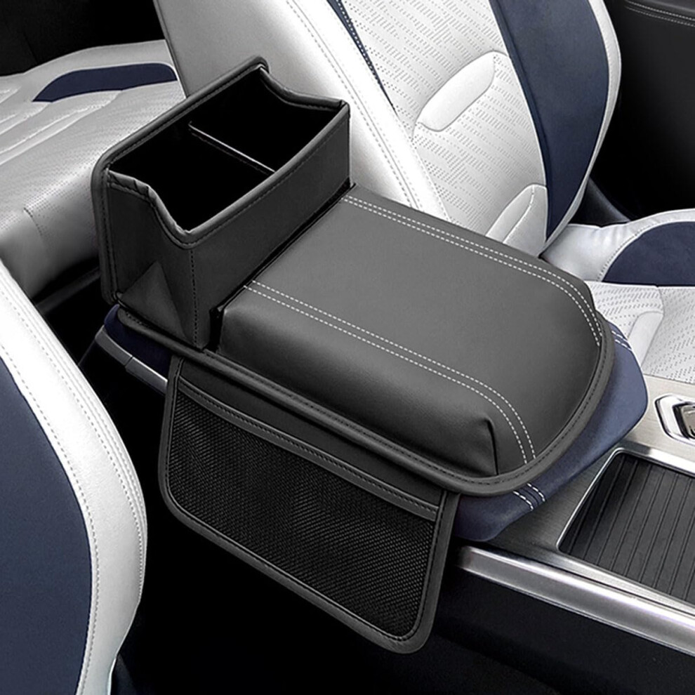 Car Centre Armrest Pad For Mazda 3 Axela Mazda 6 Atenza Cx-3 Cx-4 Armrest Cushion Centre Console Box Accessories Black 9084446133165