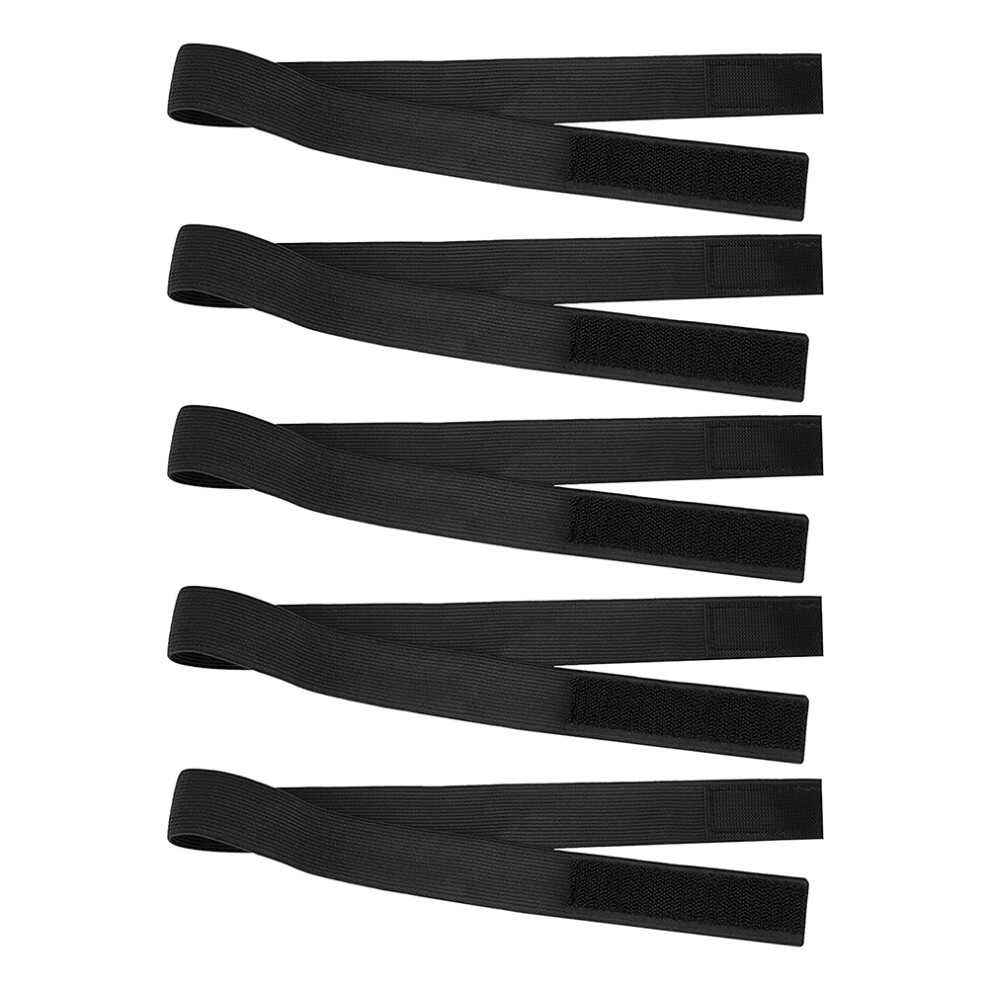 Villcase Unisex 5Pcs Adjustable Elastic Wig Fixing Bands Stretchy Hair Accessory