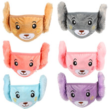 6 pcs ear warmers plush bear winter