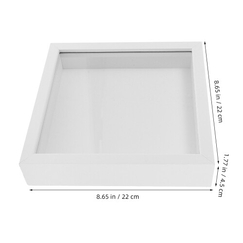 4pcs wooden shadow box frame for dried flower display 2