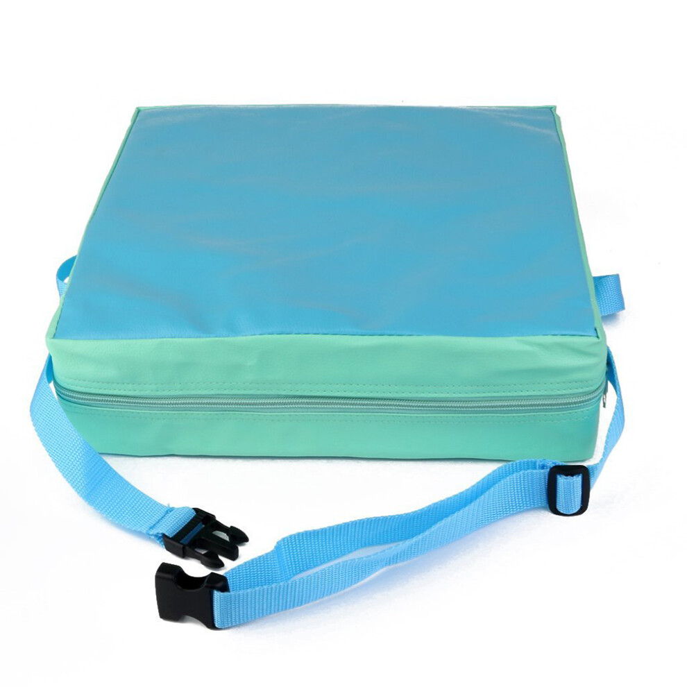 Happyyami Faux Kids Dining Chair Booster Cushion Baby Seat Blue