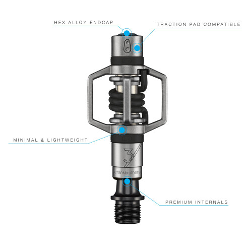 Ped   le crankbrothers MTB Eggbeater 3 cierne 2