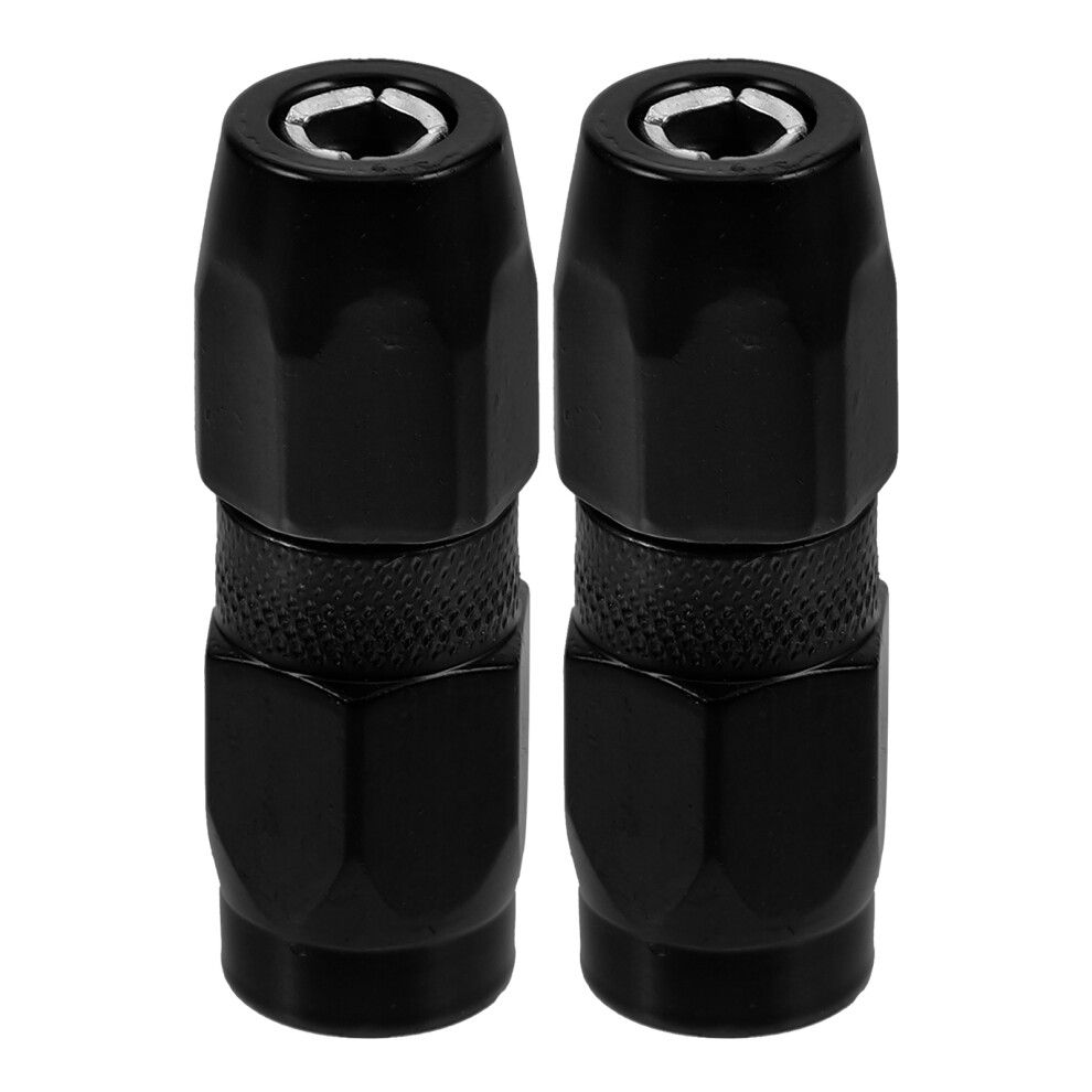 2Pcs 1/8In Thread Grease Hose Coupler Flat Mouth Tips 3303680013238