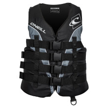 O'Neill Men's Superlite USCG Life Vest Black/Black/Smoke: White M