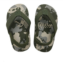 1 pair anti-slip breathable kids beach sandals olive green size 24