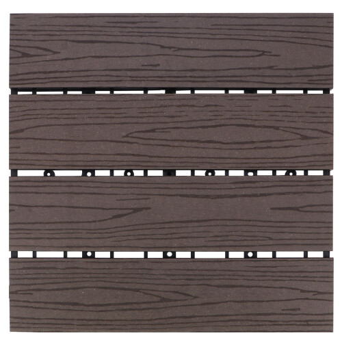 1pc Useful Wood Plastic Floor Multipurpose Garden Splicing Floor Decor 2