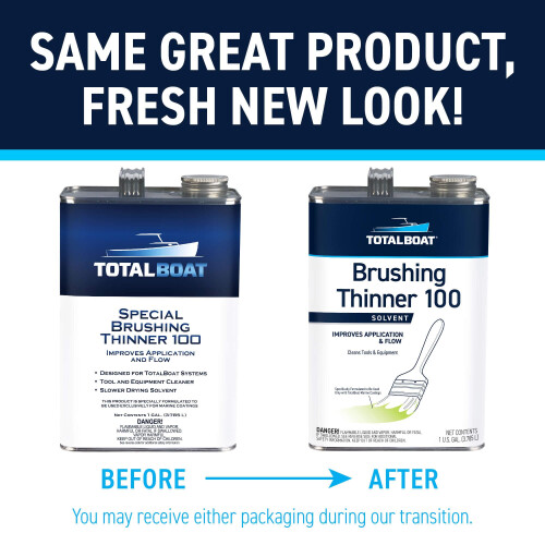 TotalBoat Special Brushing Thinner 100 Quart 1