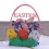 3d easter bunny and eggs handmade greeting holiday beige 8