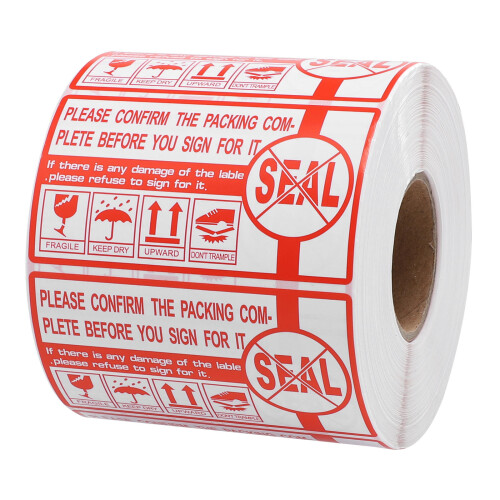 1 roll handle with care shipping label fragile sticker