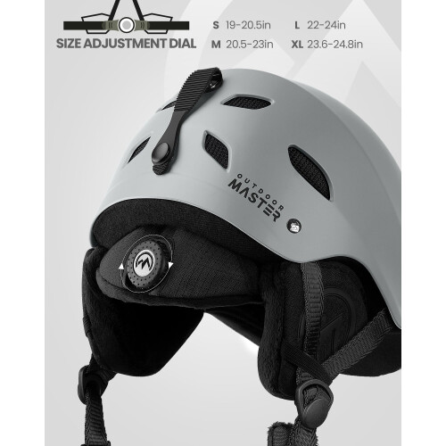 Casco da sci OutdoorMaster Kelvin - Casco da snowboard per uomo, donna e bambino 1