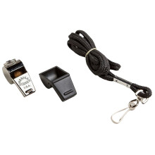 American Whistle Corporation American Classic Whistle - 126 dB DB Whistle en laiton avec lonyards et SAFE-T-TIP - Made in America (Black)