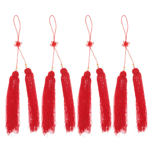 4pcs chinese sword tassel hanging pendant decor