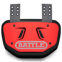 Battle Sports Chrom-Rot-R ckenplatte R ckenprotektor f r den unteren R cken f r Footballspieler Jugendliche