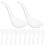 100pcs reusable plastic spoons for cake, dessert, ice cream, yogurt 11