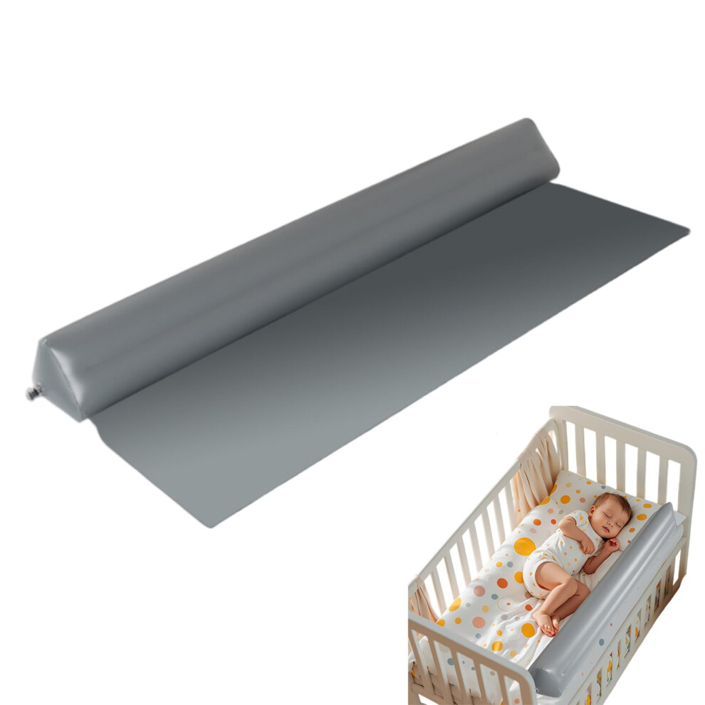 Toddler Bed Rails Inflatable 47 Inch Portable PVC Non-Slip Bumper For Hotel Travel Home