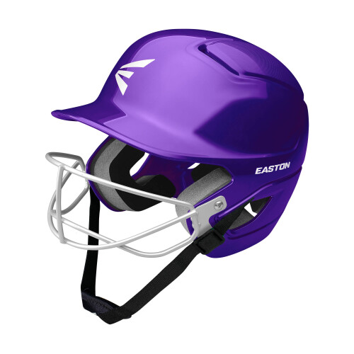 Easton | ALPHA Κράνος Softball με Μάσκα | T-Ball/Μικρό | Μωβ 1