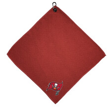 Golfe da equipe NFL Tampa Bay Buccaneers Toalha de golfe com microfibra premium de clipe de carabiner com bolsos de waffles profundos absor      o de