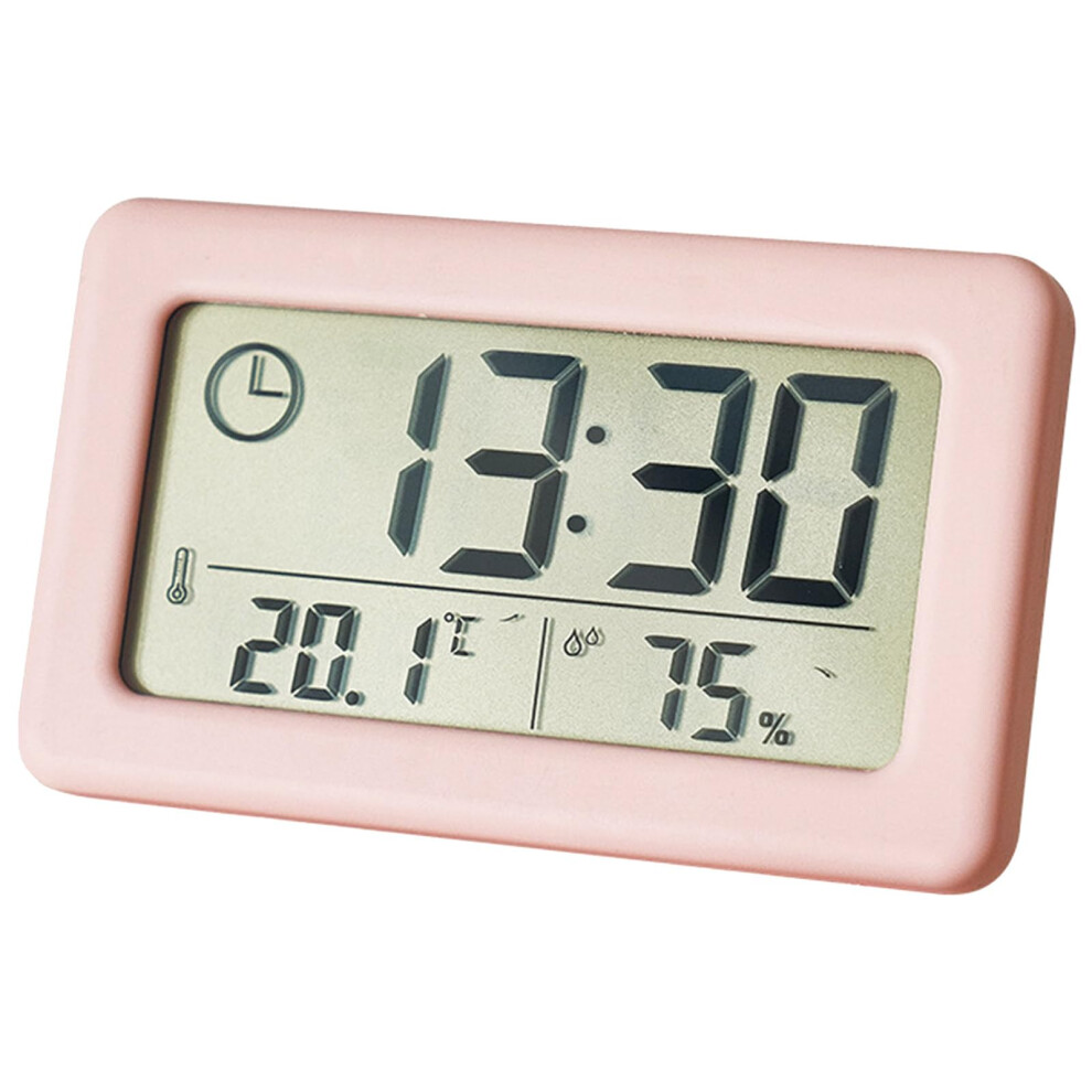 Electronic Temperature And Humidity Clock With Oversized LCD Screen For Bedrooms And Workspaces Precision Sensors