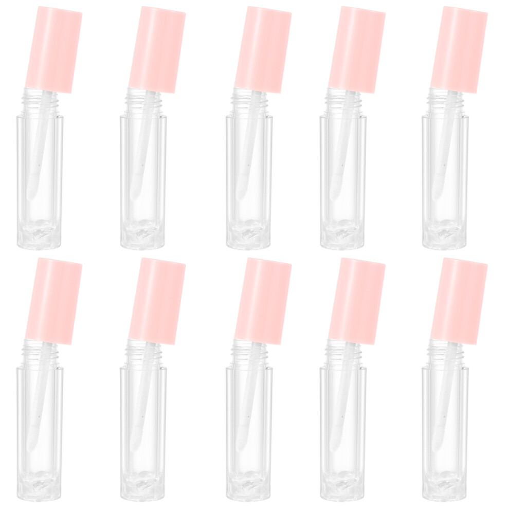 Aboofan Cream 10Pcs Refillable Lip Gloss Bottles Tubes For Glazes Samples Vials
