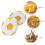 16pcs football printing paper dinner 6