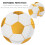 16pcs football printing paper dinner 11