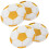 16pcs football printing paper dinner 1