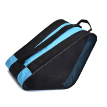 Kids Skate Storage Bag For Roller Skates Inline Skates And Ice Skates Oxford Fabric With Breathable Mesh Large Capacity Blue