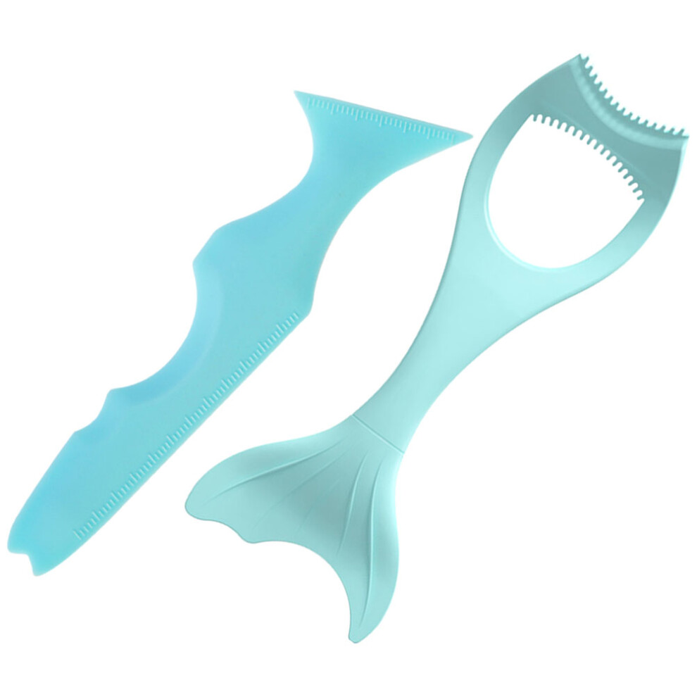 Villcase 2Pcs Silicone Eyeliner Stencil Guard Eyeshadow Applicator Tools