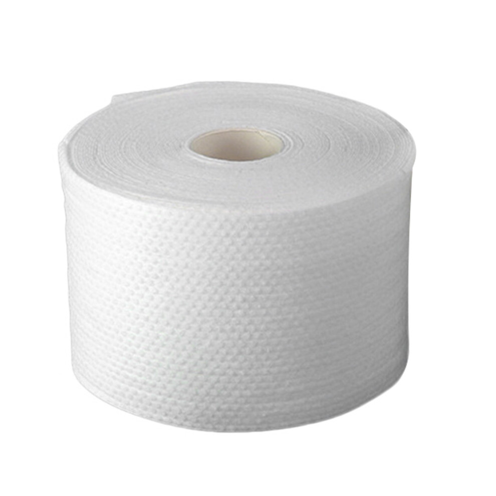 Ohphcall 1 Roll Of 80 Pcs Disposable Cotton Wash Towels, Wet Or Dry, For Face