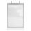 a6 multi-page flip acrylic sign holder for restaurant menu display 1